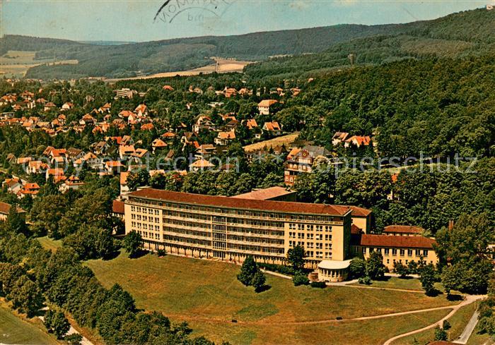 Bad Pyrmont Versorgungskrankenhaus Fliegeraufnahme