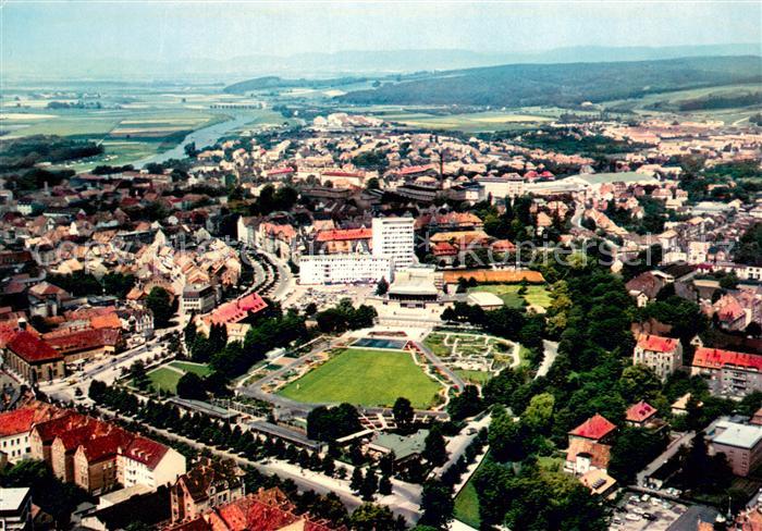 Hameln Weser Fliegeraufnahme