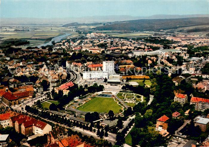 Hameln Weser Fliegeraufnahme