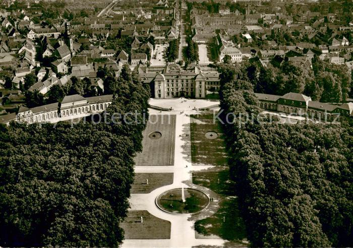 Schwetzingen Schloss Fliegeraufnahme