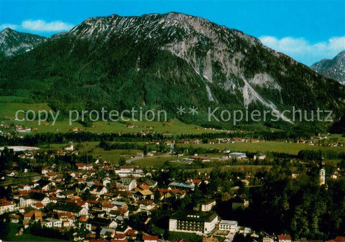 Ruhpolding Bayern Fliegeraufnahme mit Rauschberg