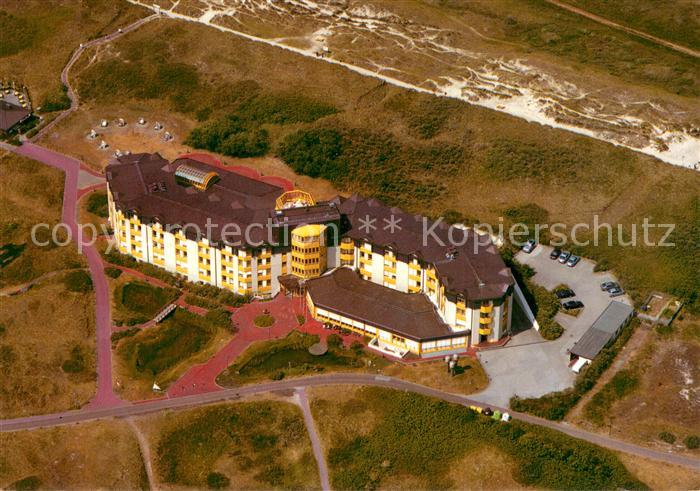 BORKUM Nordseebad Niedersachsen Knappschafts-Klinik Borkum Fliegeraufnahme