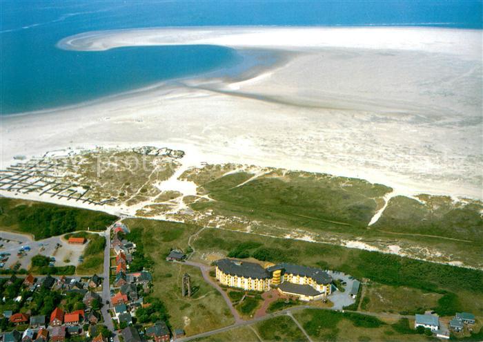 BORKUM Nordseebad Niedersachsen Knappschafts Klinik Borkum Fliegeraufnahme