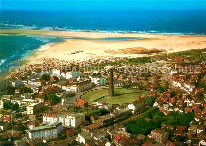 BORKUM Nordseebad Niedersachsen Fliegeraufnahme