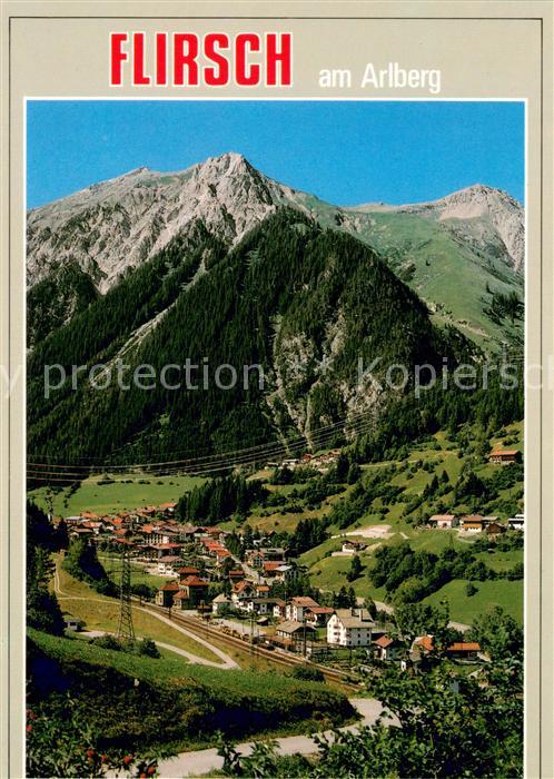Flirsch am Arlberg Fliegeraufnahme