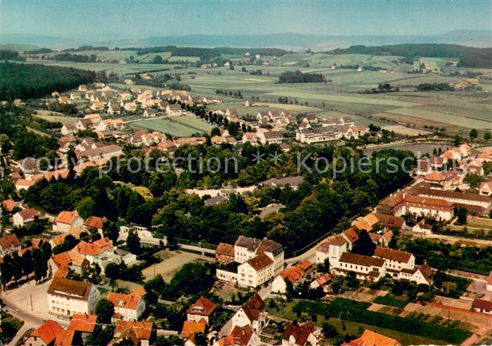 Bad Meinberg Moor und Kohlesaeure Heilbad Fliegeraufnahme