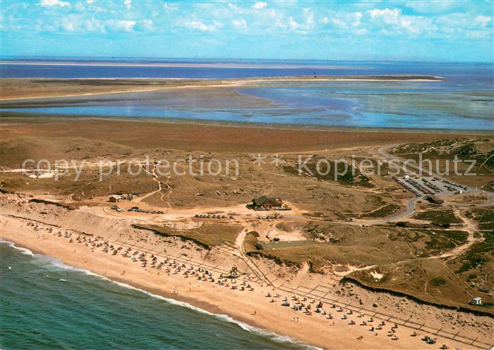 List Sylt Weststrand Fliegeraufnahme