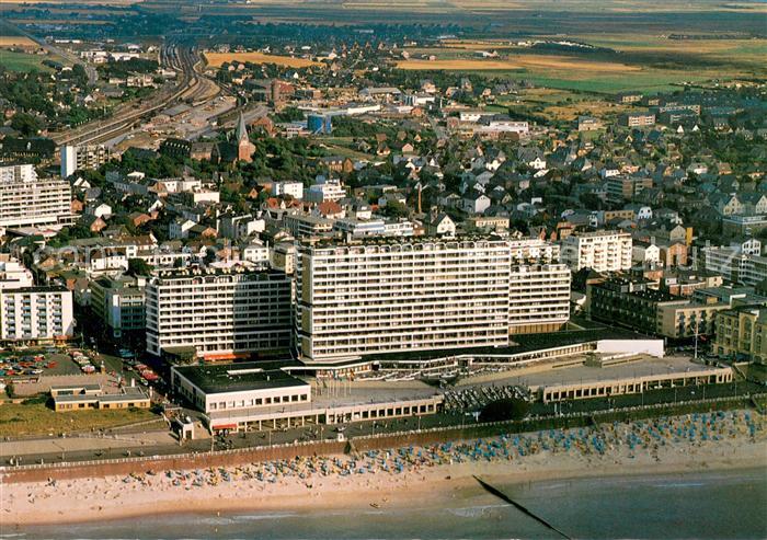 Westerland Sylt Kurzentrum Fliegeraufnahme