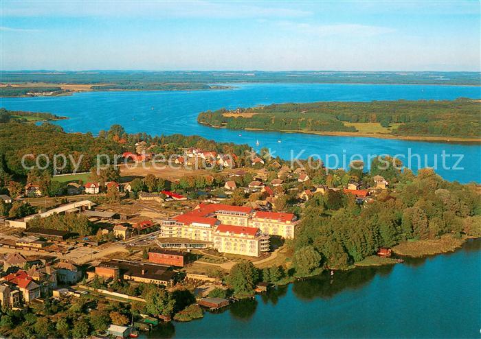Malchow Fliegeraufnahme mit Reha-Klinik und Fleesensee