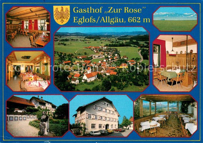 Eglofs Woringen Gasthof Zur Rose Gastraeume Fliegeraufnahme