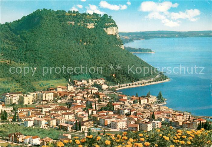 Garda Lago di Garda La Rocca Fliegeraufnahme