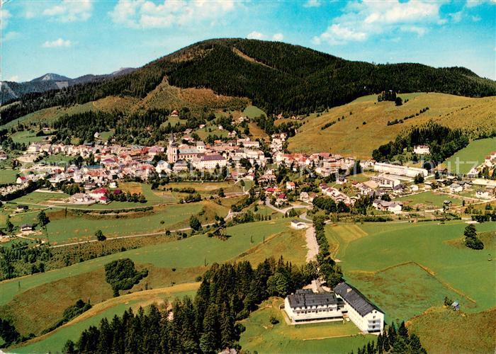 Mariazell Steiermark Bundesschullandheim Fliegeraufnahme
