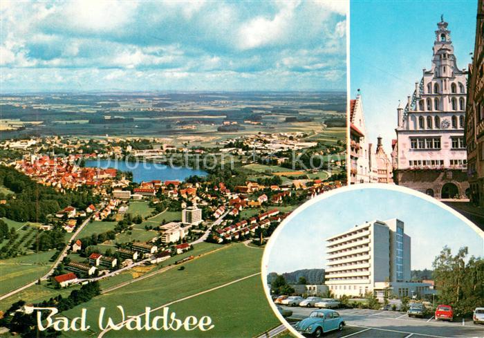 Bad Waldsee Fliegeraufnahme Kirche Rathaus