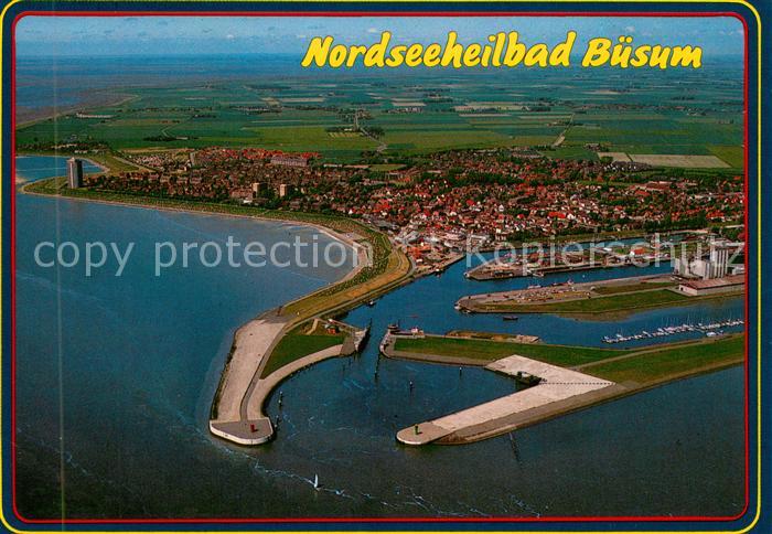 Buesum Nordseebad Fliegeraufnahme