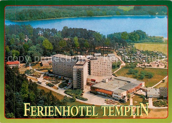 Templin Ferienhotel Templin am Luebbesee Fliegeraufnahme