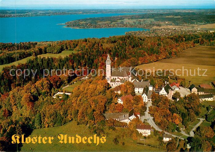 Andechs Kloster Andechs am Ammersee Fliegeraufnahme