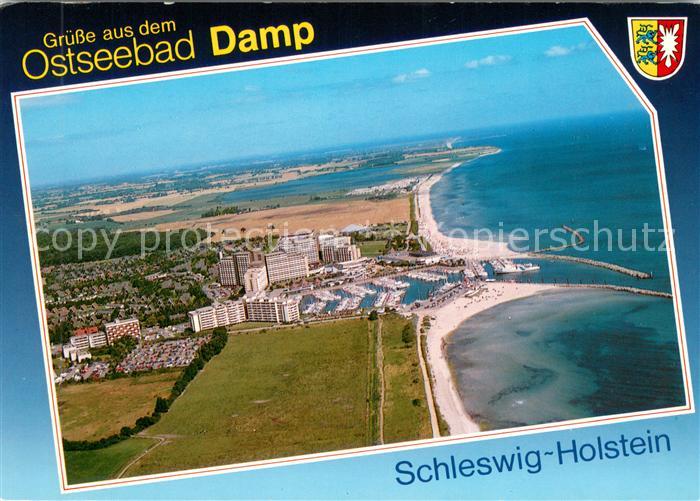 Damp Ostseebad Fliegeraufnahme