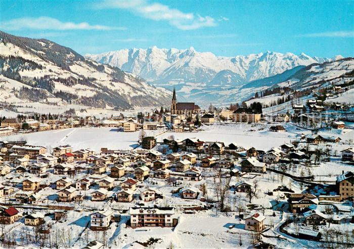 St Johann Pongau Fliegeraufnahme mit Tennengebirge