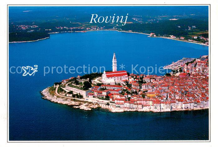 Rovinj Rovigno Istrien Fliegeraufnahme