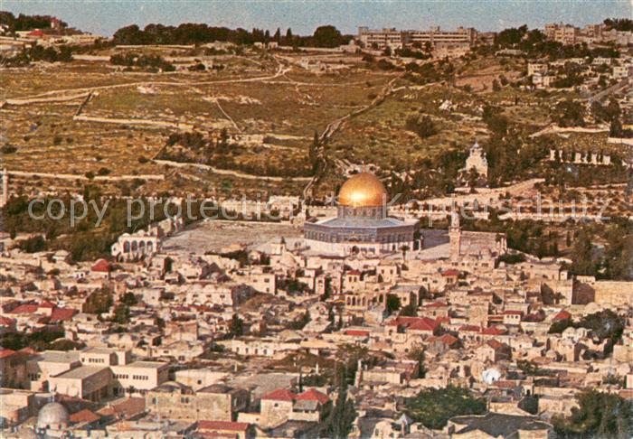 Jerusalem Yerushalayim Fliegeraufnahme
