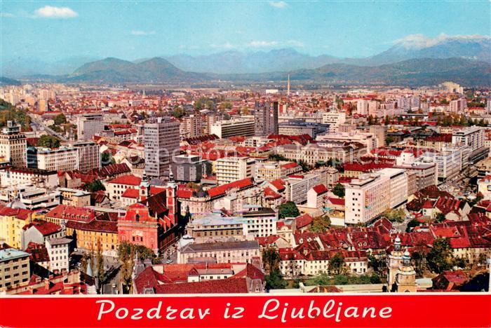 Ljubljana Laibach Fliegeraufnahme