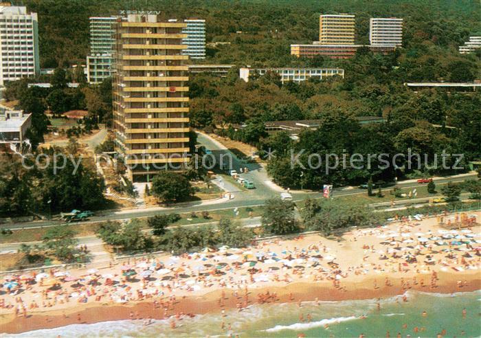 Slatni Pjasazi Goldener Sand Fliegeraufnahme
