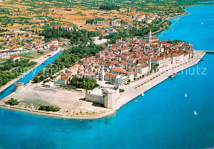 Trogir Trau Fliegeraufnahme