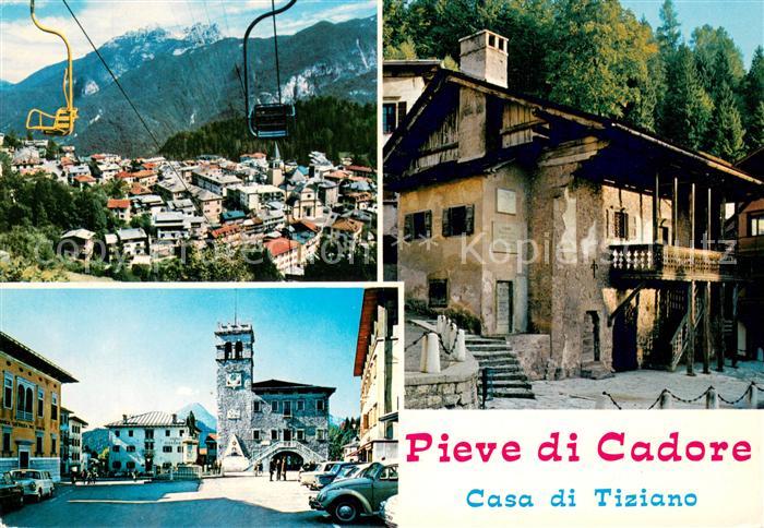 Pieve di Cadore Sessellift Casa di Tiziano Motivo