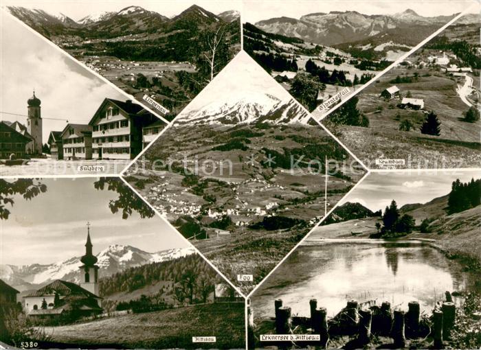 Hittisau Vorarlberg mit Sulzberg Lingenau Sibratsgfaell Krumbach Egg Leknersee