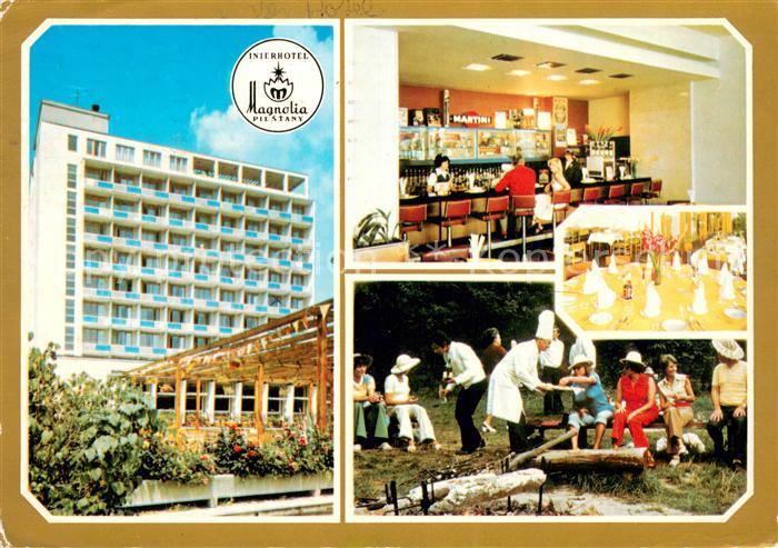 Piestany Interhotel Magnolia Pohled na hotel Snack bar Slavnostny stol Hostia na
