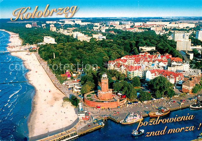 Kolobrzeg Polen Fliegeraufnahme