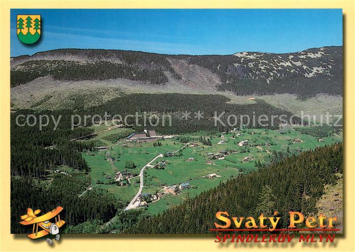 Spindleruv Mlyn Spindlermuehle Svaty Petr Fliegeraufnahme