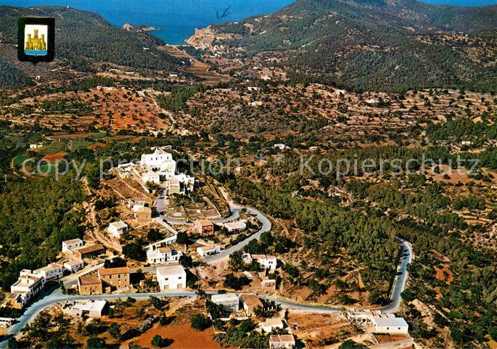 San Miguel Ibiza al fondo Puerto Fliegeraufnahme
