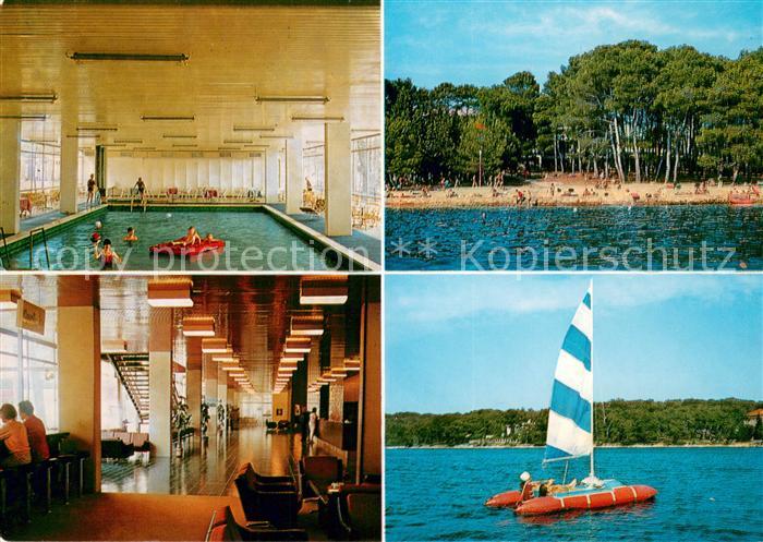 Mali Losinj Hotel Bellevue Hallenbad Foyer Bar Strand Boot