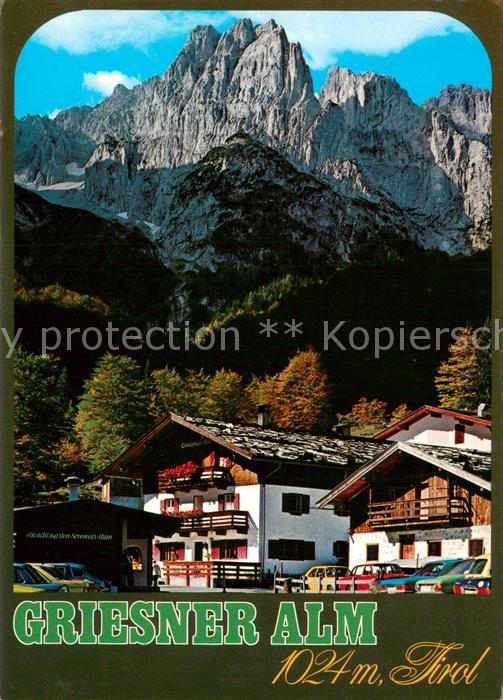 Wilder Kaiser Unterkunftshaus Griesner Alm