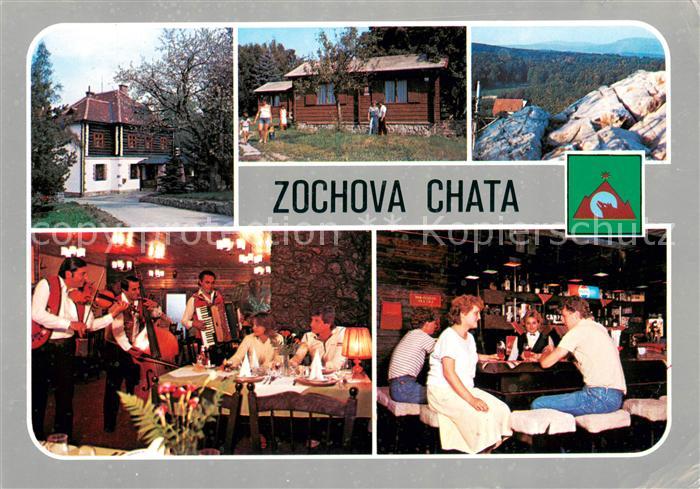 Modra Zochova Chata Teilansichten Musiker Trio Gastraum