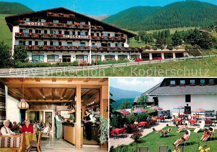 Terenten Vintl Suedtirol Hotel Pensione Tirolerhof Gastraum Liegewiese