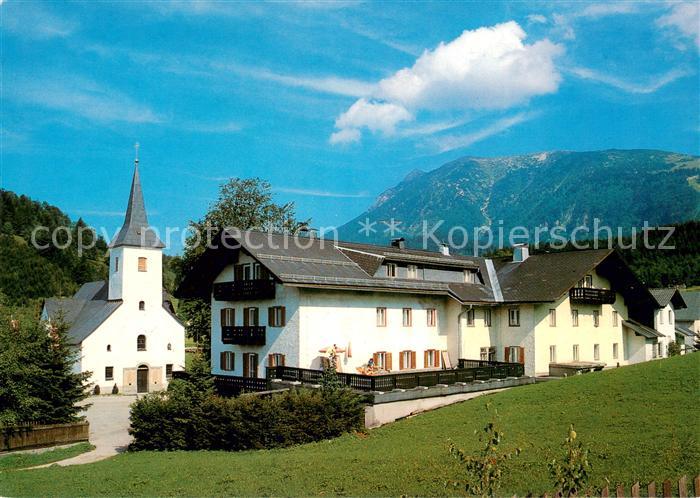 Lackenhof Gaming Ortsmotiv mit Kirche