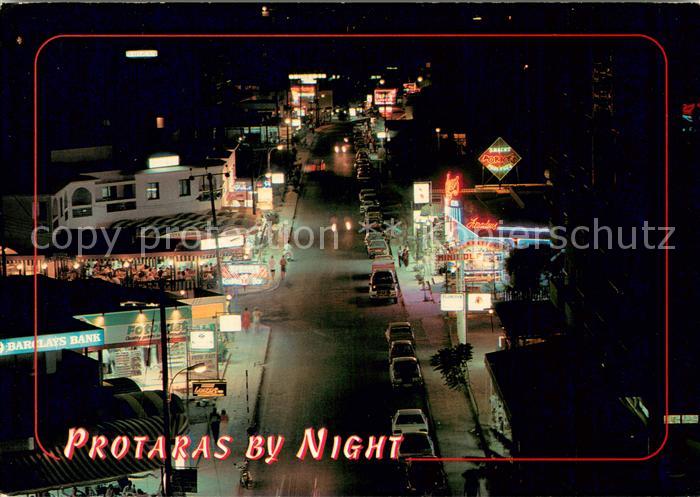 Protaras Cyprus Zypern bei Nacht