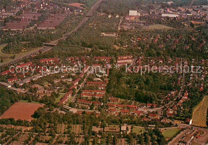 Koeln Rhein Bruder Klaus Siedlung Fliegeraufnahme