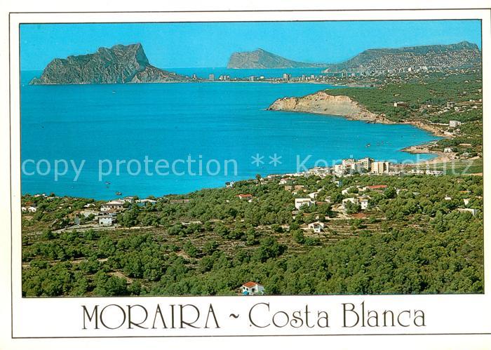 Moraira Vista general y Penon de Ifach