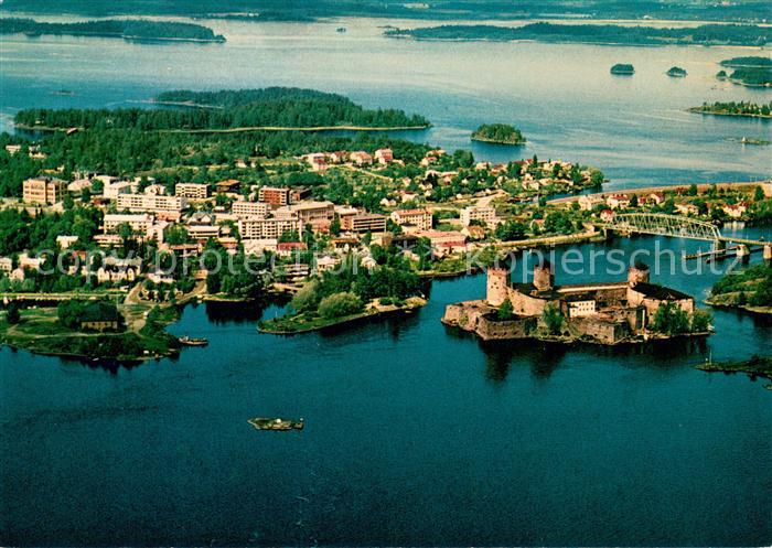 Savonlinna Nyslott Fliegeraufnahme