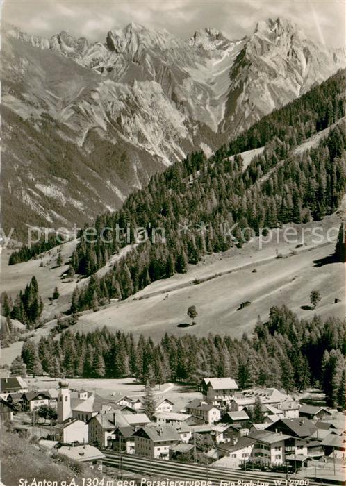 St Anton Arlberg mit Parseiergruppe