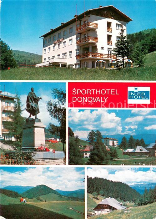 Donovaly Nizke Tatry Slovakia Sporthotel Donovaly Denkmal Statue Landschaftspano