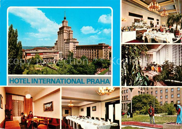 Praha Prahy Prague Hotel International Restaurant Minigolf
