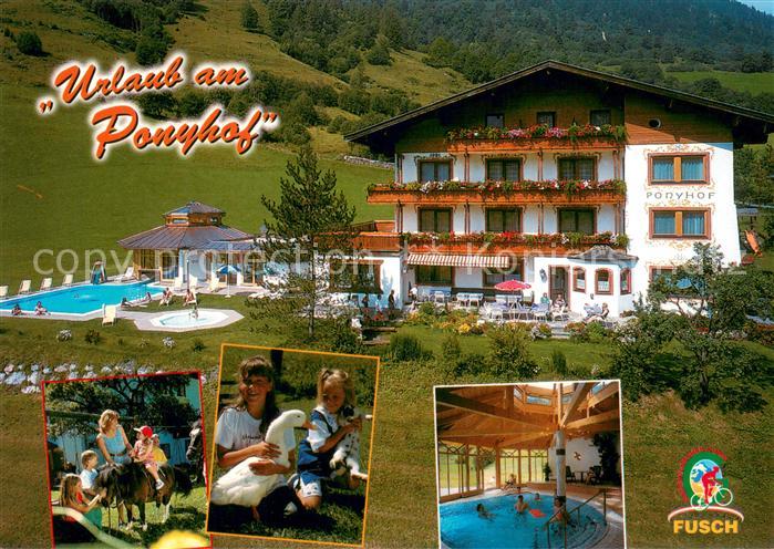 Fusch Grossglocknerstrasse Feriendorf Ponyhof Hallenbad Swimming Pool Schwaene