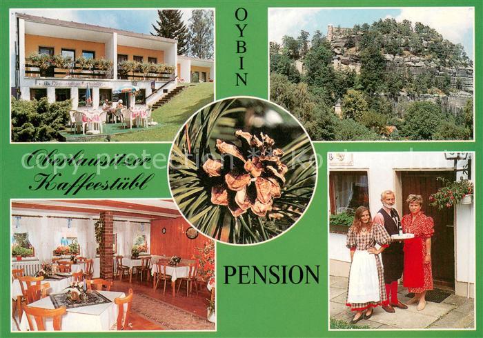 Oybin Sachsen Oberlausitzer Kaffeestueb'l Cafe Pension Felsen Zittauer Gebirge