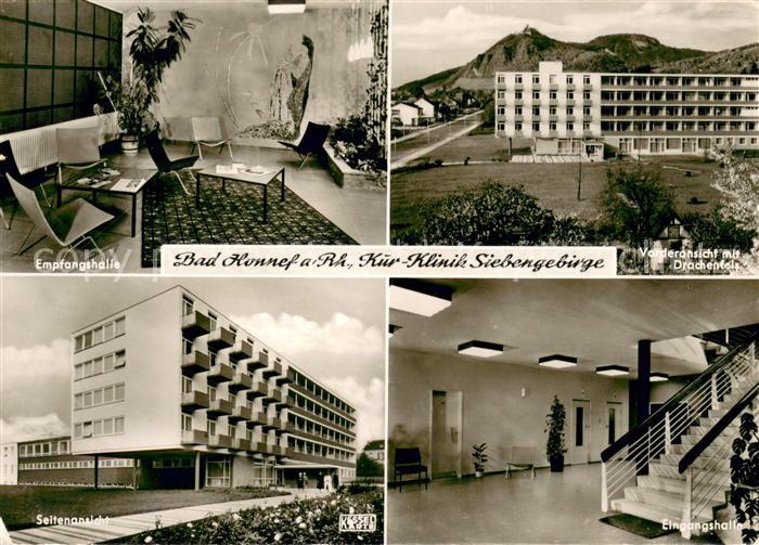 Bad Honnef Kurklinik Siebengebirge Empfangshalle Eingangshalle Blick zum Drachen