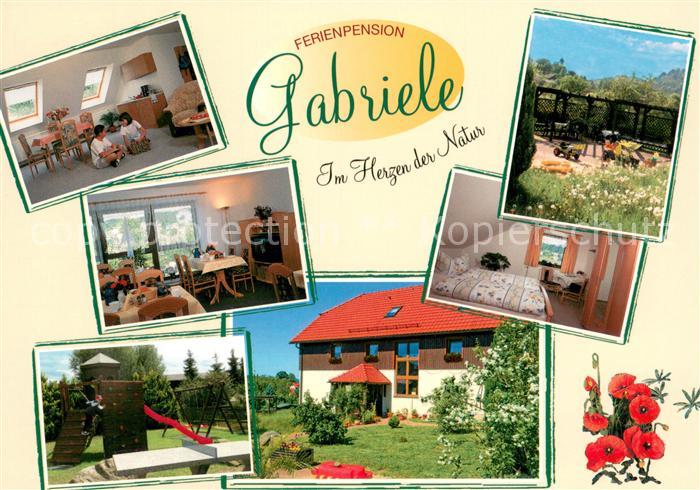 Papstdorf Pension Gabriele Fremdenzimmer Kinderspielplatz Garten