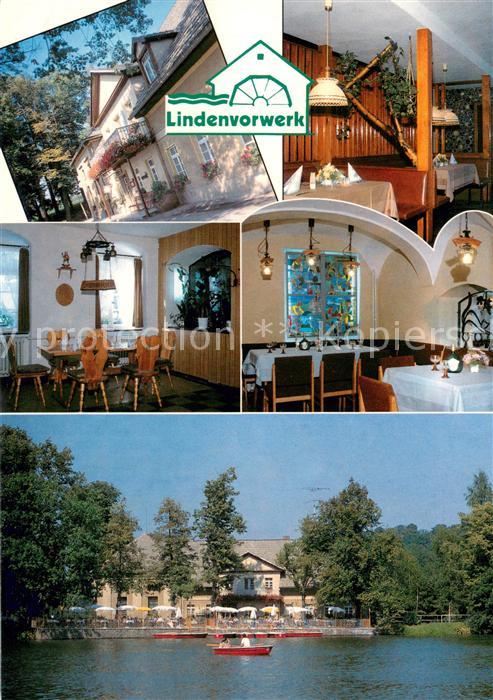 Ruedigsdorf Ausflugsgaststaette Lindenvorwerk Ansicht vom See aus